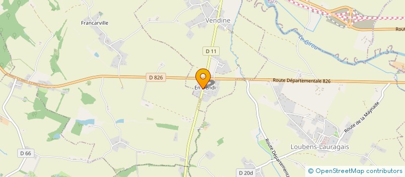 localisation de l'entreprise MONSIEUR MAXIME CARRO  VENDINE