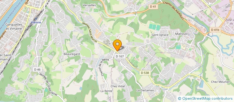 localisation de l'entreprise MONSIEUR MAXIME CASTIGLIONI à VIENNE