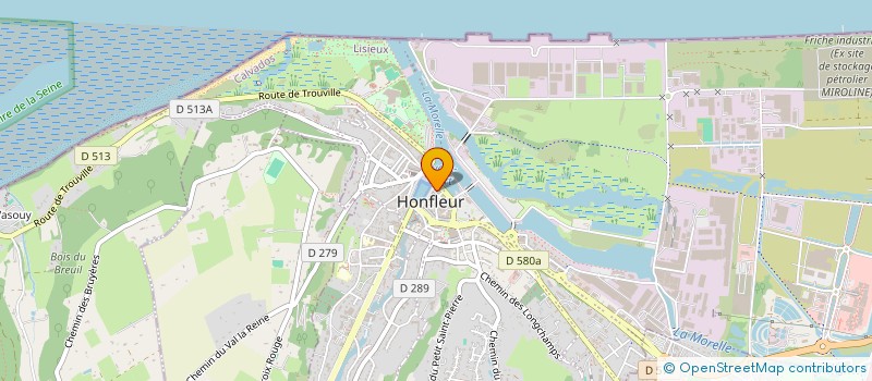 localisation de l'entreprise MONSIEUR MAXIME CATHERINE  HONFLEUR