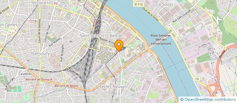 localisation de l'entreprise MONSIEUR MAXIME CAVIER  BORDEAUX