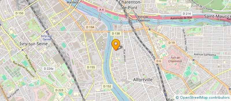 localisation de l'entreprise MONSIEUR MAXIME CAYARD à ALFORTVILLE