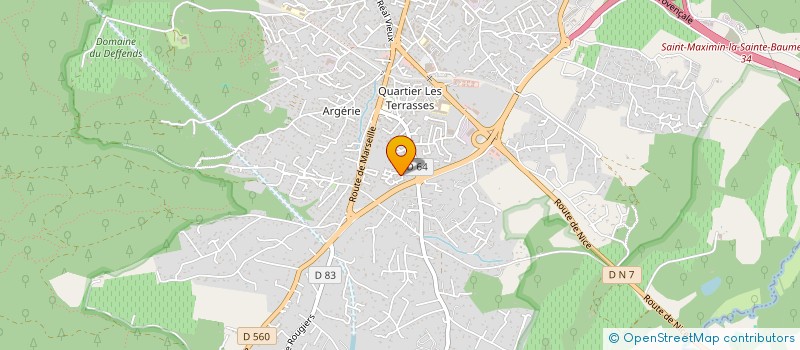 localisation de l'entreprise MONSIEUR MAXIME CAYSAC à SAINT-MAXIMIN-LA-SAINTE-BAUME