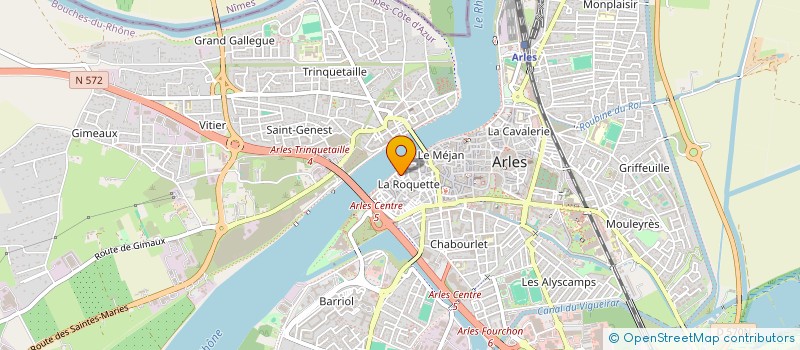 localisation de l'entreprise MONSIEUR MAXIME CAZAUX  ARLES