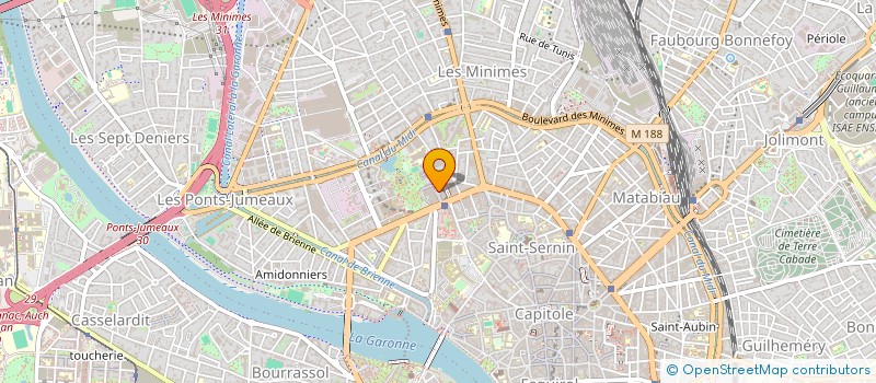 localisation de l'entreprise MONSIEUR MAXIME CAZAUX à TOULOUSE