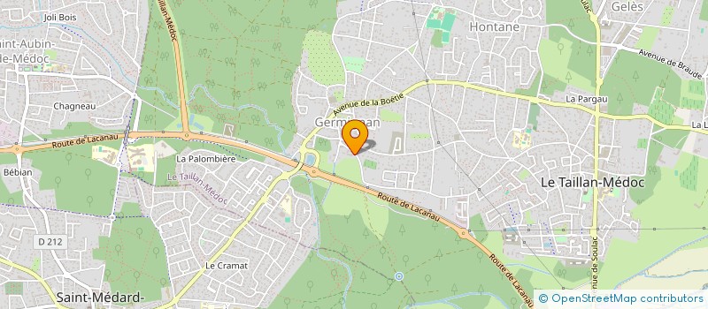 localisation de l'entreprise MONSIEUR MAXIME CELERIER  LE TAILLAN-MEDOC