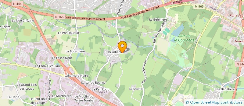 localisation de l'entreprise MONSIEUR MAXIME CERISIER à COUERON