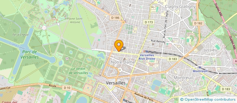 localisation de l'entreprise MONSIEUR MAXIME CEYRAC à VERSAILLES