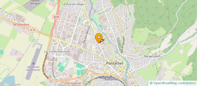 localisation de l'entreprise MONSIEUR MAXIME CHABOD à PONTARLIER