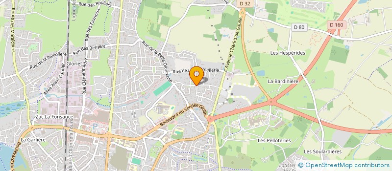 localisation de l'entreprise MONSIEUR MAXIME CHABOT  LES SABLES D'OLONNE