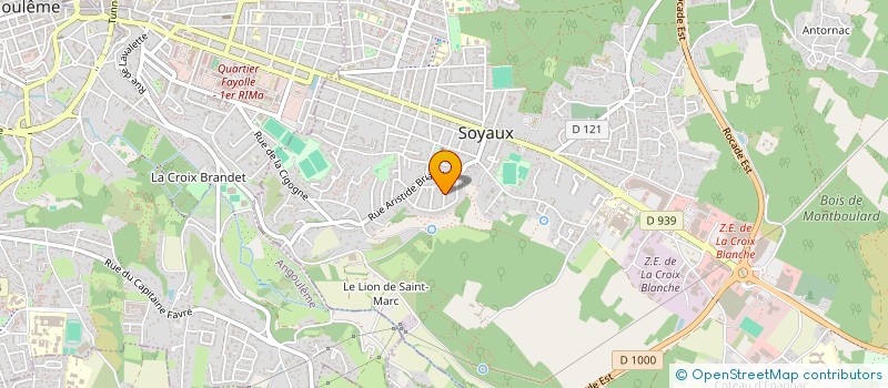 localisation de l'entreprise MONSIEUR MAXIME CHAGNAUD à SOYAUX