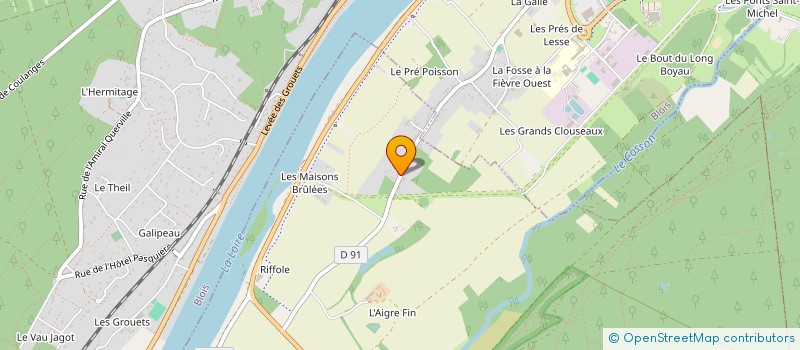 localisation de l'entreprise MONSIEUR MAXIME CHAILLEUX  CHAILLES