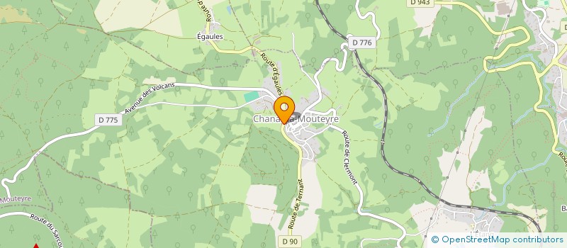 localisation de l'entreprise MONSIEUR MAXIME CHAILLOU  CHANAT-LA-MOUTEYRE