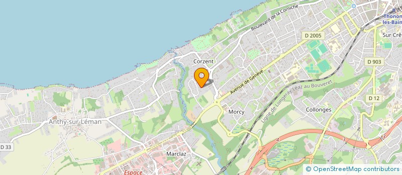 localisation de l'entreprise MONSIEUR MAXIME CHAKRA à THONON-LES-BAINS