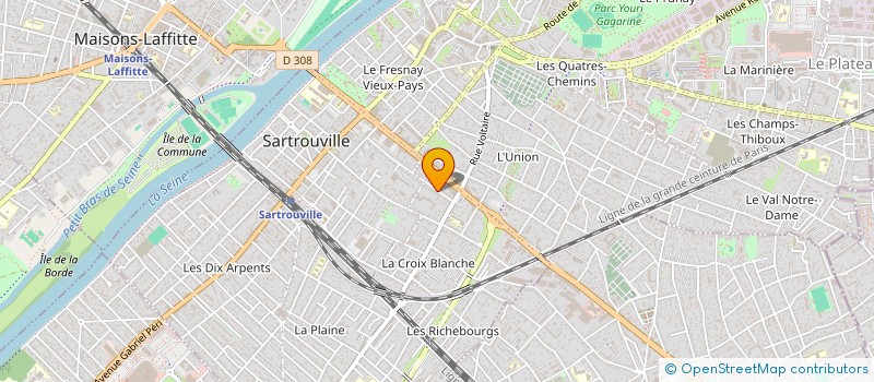 localisation de l'entreprise MONSIEUR MAXIME CHALAMET à SARTROUVILLE