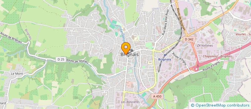 localisation de l'entreprise MONSIEUR MAXIME CHAMBARD à BRIGNAIS