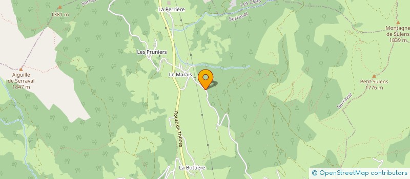 localisation de l'entreprise MONSIEUR MAXIME CHAMOUSSET  SERRAVAL