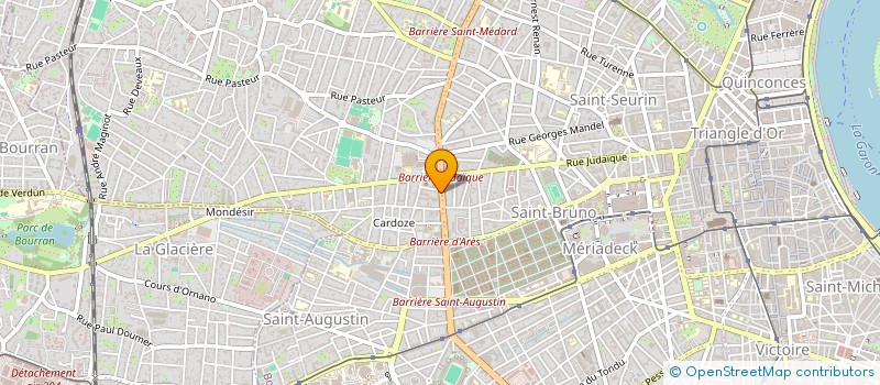 localisation de l'entreprise MONSIEUR MAXIME CHANLOUP  BORDEAUX