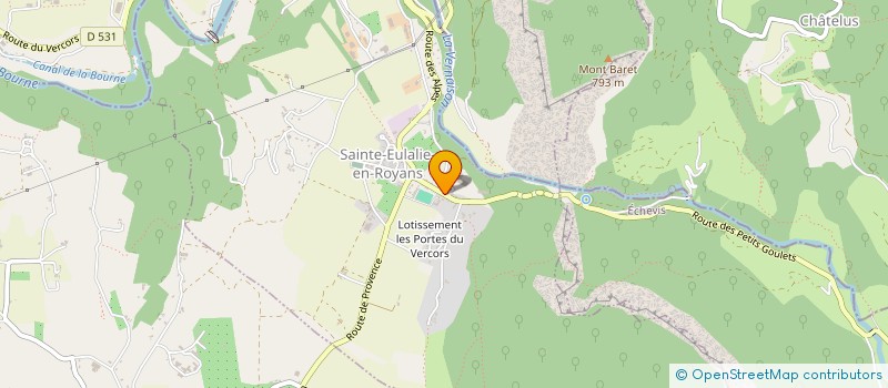 localisation de l'entreprise MONSIEUR MAXIME CHANTEFORT à SAINTE-EULALIE-EN-ROYANS