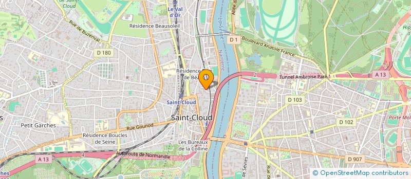 localisation de l'entreprise MONSIEUR MAXIME CHANTEPIE  SAINT-CLOUD