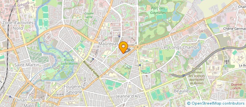 localisation de l'entreprise MONSIEUR MAXIME CHANU à SAINT-BRIEUC