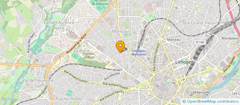 localisation de l'entreprise MONSIEUR MAXIME CHAPELLE à LIMOGES