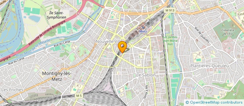 localisation de l'entreprise MONSIEUR MAXIME CHARLES DUBAT  METZ