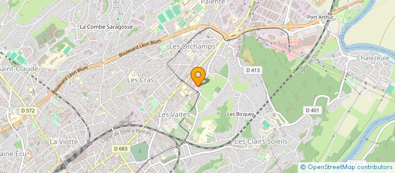 localisation de l'entreprise MONSIEUR MAXIME CHARPY  BESANCON