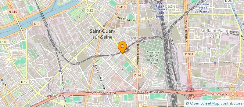 localisation de l'entreprise MONSIEUR MAXIME CHARRIER à SAINT-OUEN-SUR-SEINE