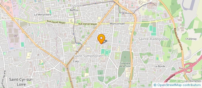 localisation de l'entreprise MONSIEUR MAXIME CHARRIER  TOURS