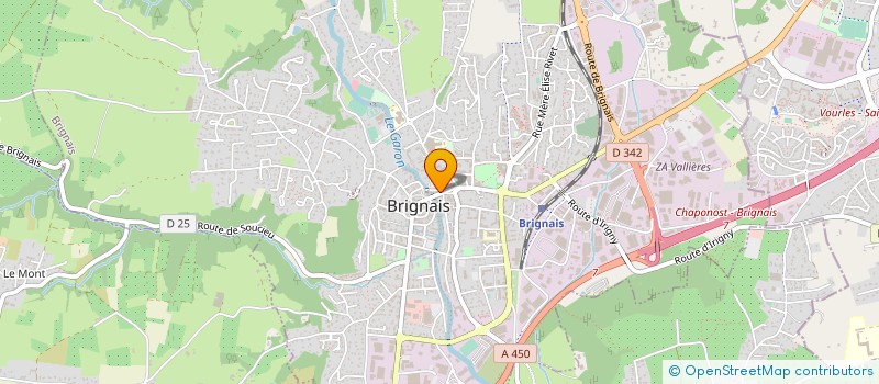 localisation de l'entreprise MONSIEUR MAXIME CHARVERON à BRIGNAIS