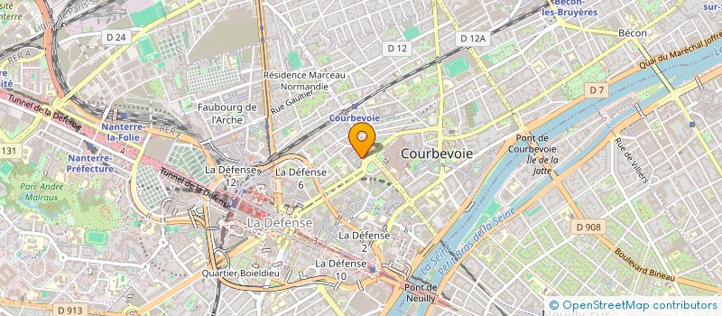localisation de l'entreprise MONSIEUR MAXIME CHASSARD à COURBEVOIE