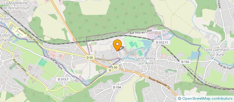localisation de l'entreprise MONSIEUR MAXIME CHAUSSENDE à SAINT-REMY-SUR-AVRE