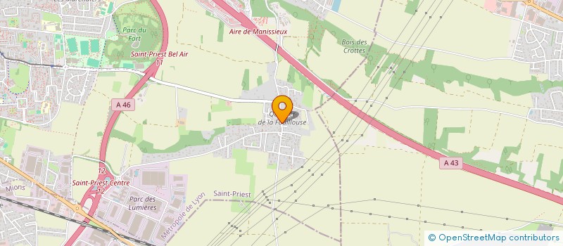 localisation de l'entreprise MONSIEUR MAXIME CHAUVEAU  SAINT-PRIEST