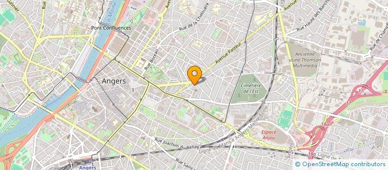 localisation de l'entreprise MONSIEUR MAXIME CHAUVEL à ANGERS