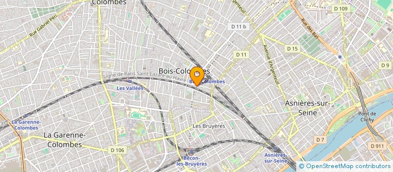 localisation de l'entreprise MONSIEUR MAXIME CHAUVELOT à BOIS-COLOMBES