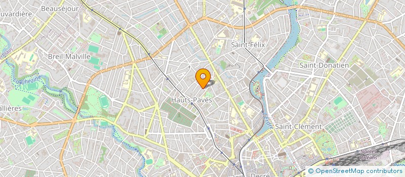 localisation de l'entreprise MONSIEUR MAXIME CHAUVET à NANTES