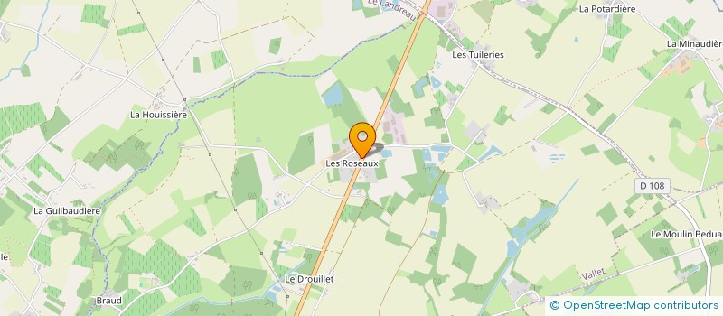 localisation de l'entreprise MONSIEUR MAXIME CHAUVIN  VALLET