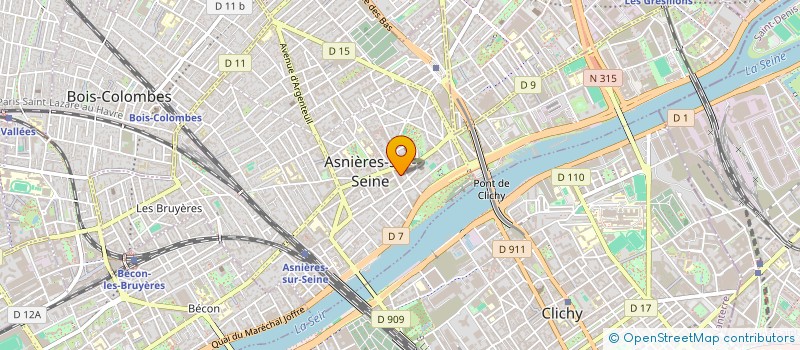 localisation de l'entreprise MONSIEUR MAXIME CHAVET à ASNIERES-SUR-SEINE