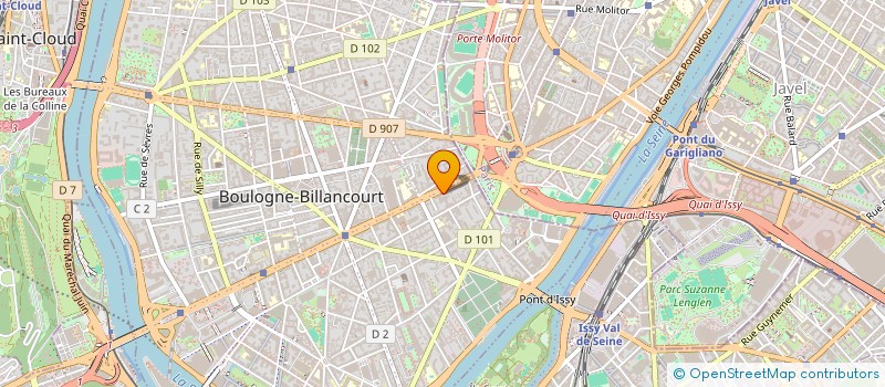 localisation de l'entreprise MONSIEUR MAXIME CHERMAT  BOULOGNE-BILLANCOURT