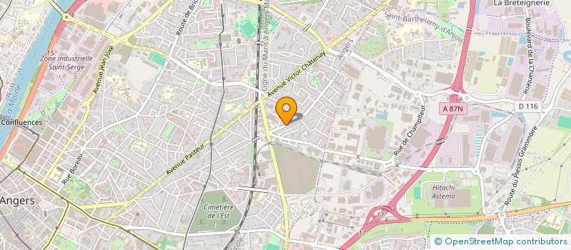 localisation de l'entreprise MONSIEUR MAXIME CHERRIER  THOUARS