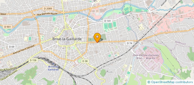 localisation de l'entreprise MONSIEUR MAXIME CHEVALLIER  BRIVE-LA-GAILLARDE