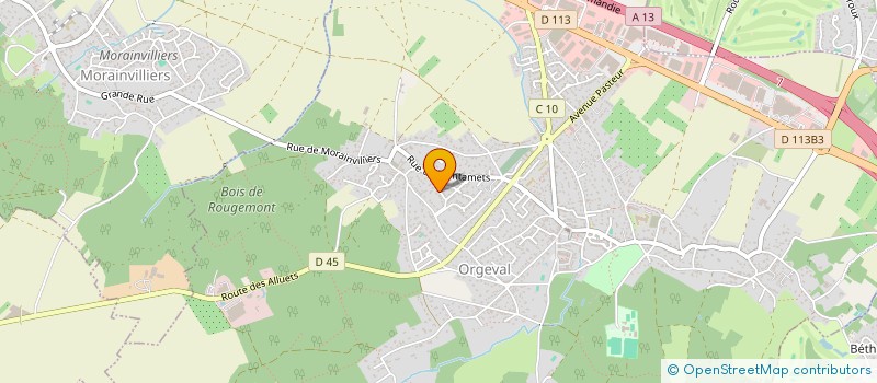 localisation de l'entreprise MONSIEUR MAXIME CHEVALLIER à ORGEVAL
