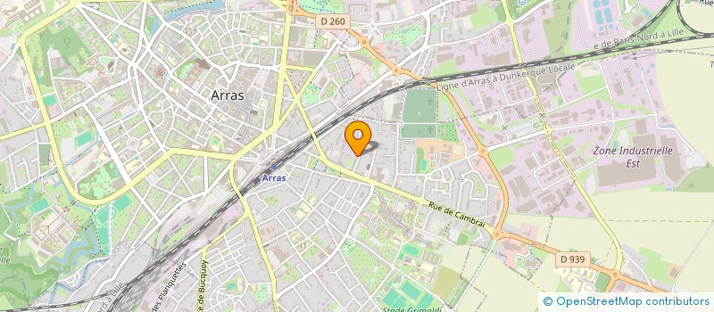 localisation de l'entreprise MONSIEUR MAXIME CHEVRIER à ARRAS