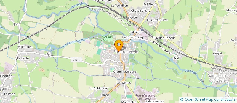localisation de l'entreprise MONSIEUR MAXIME CHEVROLAT à PONT-DE-VEYLE