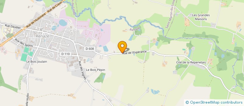 localisation de l'entreprise MONSIEUR MAXIME CHILLA - GOVAERTS à RENAZE