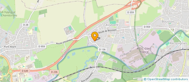 localisation de l'entreprise MONSIEUR MAXIME CHIMOT  ASSEVENT