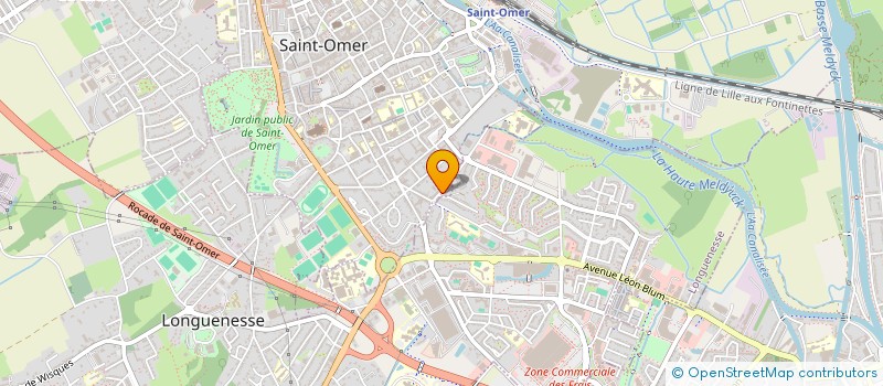 localisation de l'entreprise MONSIEUR MAXIME CHOAIN  SAINT-OMER