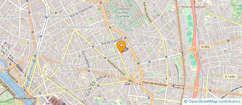 localisation de l'entreprise MONSIEUR MAXIME CHRISTIAN BLANQUET à PARIS
