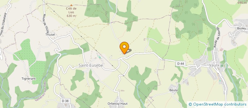 localisation de l'entreprise MONSIEUR MAXIME CIARAVELLA  THUSY