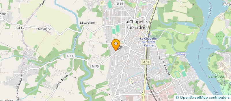 localisation de l'entreprise MONSIEUR MAXIME CIBILLE à LA CHAPELLE-SUR-ERDRE